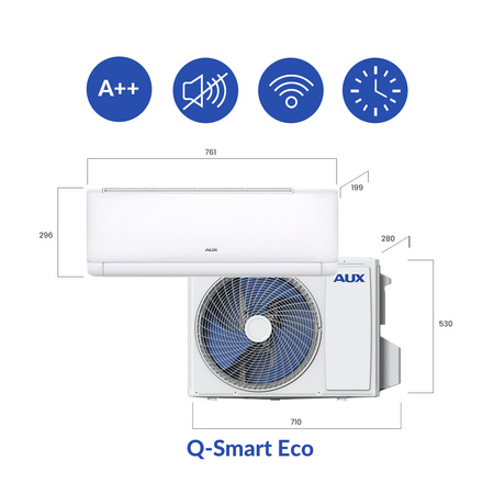 Klimatyzator Aux Q-SMART ECO - 2,7 kW
