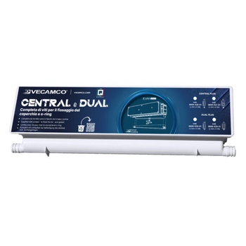 Box montażowy jednostki wewnętrznej z dwoma wylotami 430mm x 108mm 50mm