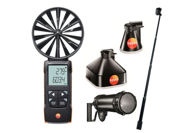 Testo 417 Anemometr - zestaw powiększony