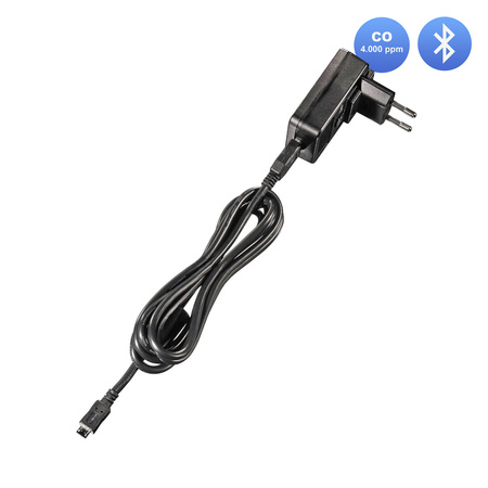 Testo 300 NEXT LEVEL O2 i CO Analizator spalin (4.000ppm) z drukarką + detektor Senco CO