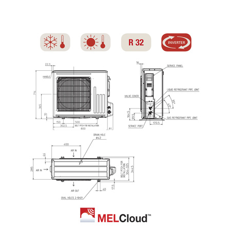 Klimatyzator Mitsubishi Electric SUZ-M50VAR2.TH 5,0 kW