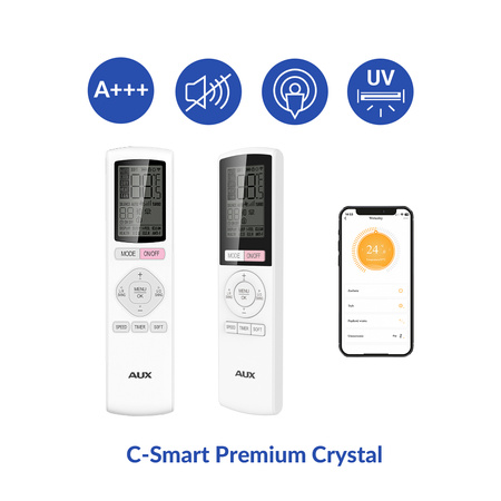 Klimatyzator Aux C-SMART PREMIUM CRYSTAL - 3,5 kW