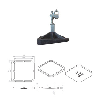 Mata antywibracyjna 305 mm 2.5º  BIG FOOT