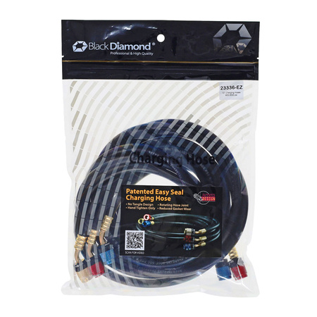 Zestaw węży serwisowych 1/4" - 180 cm BLACK DIAMOND Easy-Seal