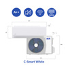 Klimatyzator Aux C-SMART WHITE - 5,4 kW