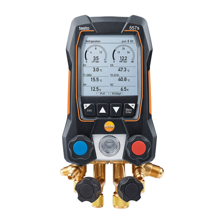 Testo 557s Smart Vacuum Elektroniczna oprawa zaworowa + zestaw węży