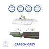 Klimatyzator Hyundai ® CARBON GREY HRP-M12CGI -  3,6 kW
