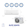 Klimatyzator Hyundai ® ELITE WHITE HRP-M18ELWI - 5,3 kW