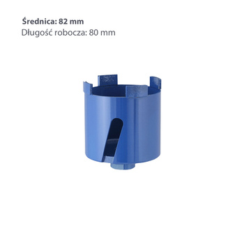 Wiertło pod puszkę M16 Premium Midan FI 82mm