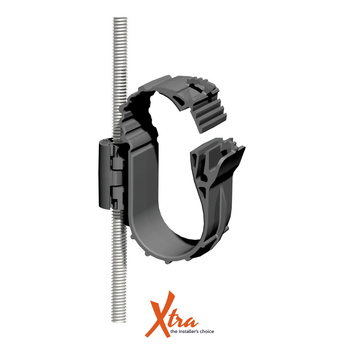 Obejma wieszak plastikowy podwójny do rur 3/8" * 5/8"