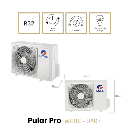 Klimatyzator Gree - Pular Pro  7KW 