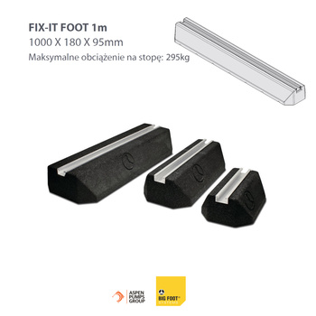 Wspornik klimatyzatora agregatu gumowy BIG FOOT Fix-it 1000 mm