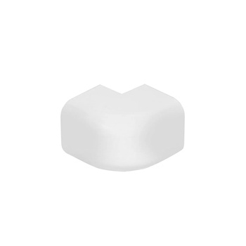 Kolanko zewnętrzne do korytka Vecamco 9805-113-11 80 mm-White AE80