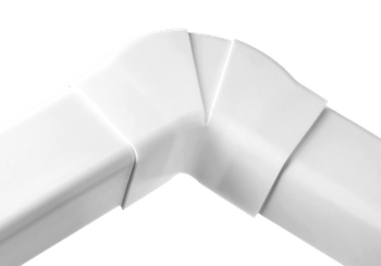 Kolanko płaskie regulowane 0822PR-W (White) TYP 08 80 mm