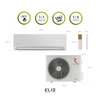 Klimatyzator Rotenso ® ELIS SILVER ES26Xi R16 -  2,6 kW