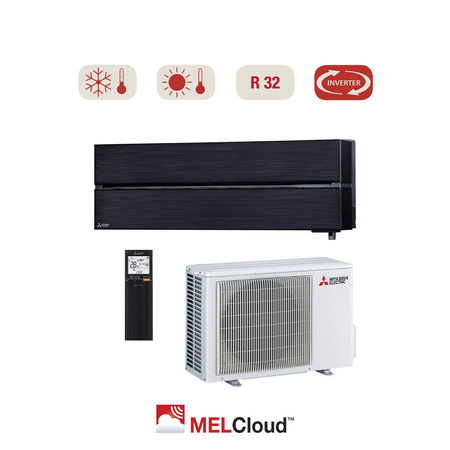 Klimatyzator Mitsubishi Electric ® - Diamond MSZ-LN Onyx Black 2,5 kW