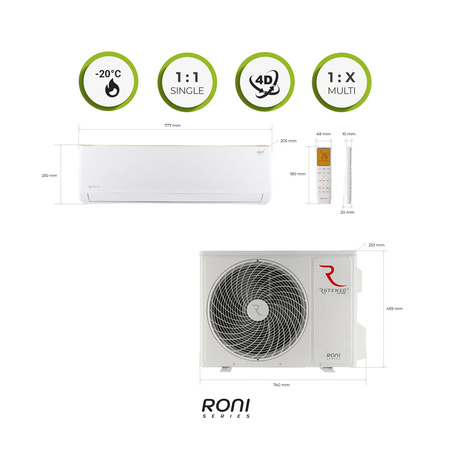 Klimatyzator Rotenso ® RONI - 3,5 kW