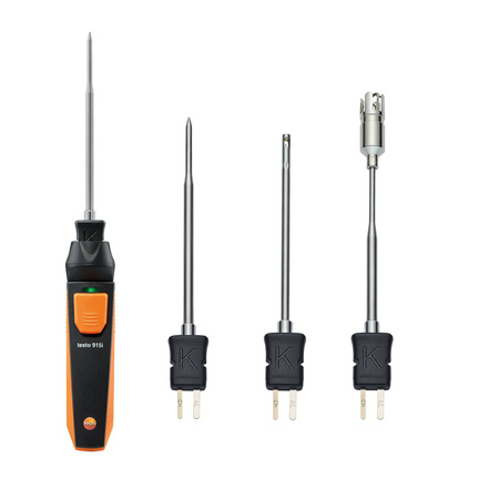 Testo 300 NEXT LEVEL O2 i CO Analizator spalin (4.000ppm) z drukarką + zestaw SmartSond Testo 510i +915i