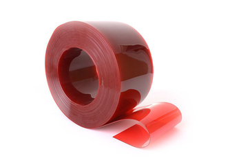 Folia PCV do kotar (kurtyna paskowa) 2*200 (141) Czerwona