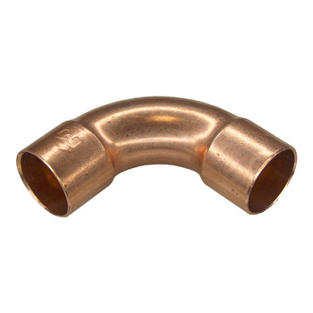 Łuk miedziany dwukielichowy 5/8"  45°