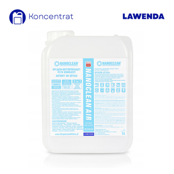Preparat odkażająco-dezynfekujący 5L KONCENTRAT LAWENDA