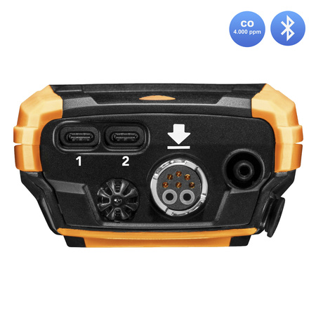 Testo 300 NEXT LEVEL O2 i CO Analizator spalin (4.000ppm) z drukarką + detektor Senco CO