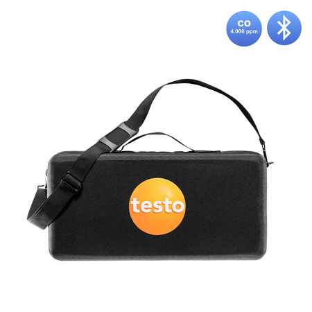 Testo 300 NEXT LEVEL O2 i CO Analizator spalin (4.000ppm) z drukarką + zestaw SmartSond Testo 510i +915i