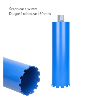 Wiertło koronowe TEX 3D Midan FI 182mm