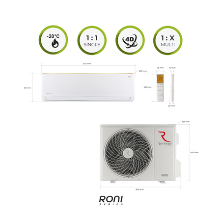 Klimatyzator Rotenso ® RONI - 7,0 kW