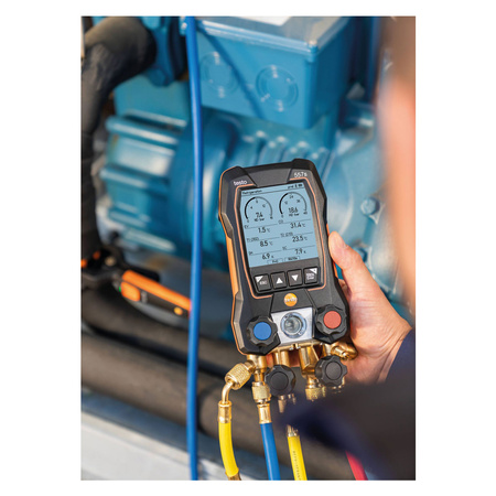 Testo 557s Smart Vacuum Elektroniczna oprawa zaworowa + zestaw węży
