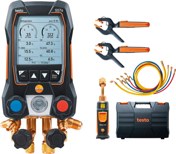 Testo 557s Smart Vacuum Elektroniczna oprawa zaworowa + zestaw węży