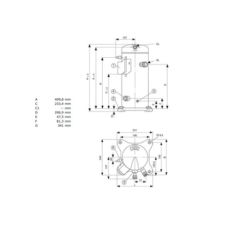 Sprężarka Copeland ZF18KVE-TFD-551 R404a