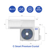 Klimatyzator Aux C-SMART PREMIUM CRYSTAL - 3,5 kW