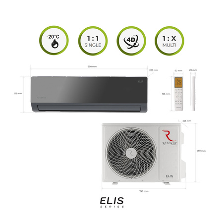 Klimatyzator Rotenso ® ELIS EO50Xo - 5,1 kW 