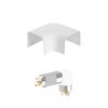 Maskownica kolanka do korytka Vecamco 9805-115-11 80 mm-White CP80
