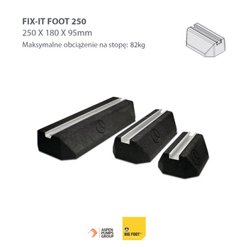 Wspornik klimatyzatora agregatu gumowy BIG FOOT Fix-it 250 mm