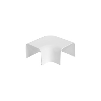 Maskownica kolanka do korytka Vecamco 9805-115-11 80 mm-White CP80