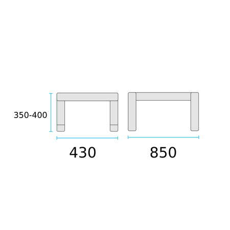 Podstawa wsporcza klimatyzatora i pomp ciepła GB-58S