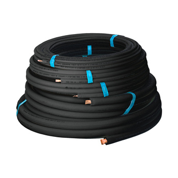 Rura miedziana w otulinie EBRILLE 1/2" 25m do klimatyzacji chłodnictwa - czarna