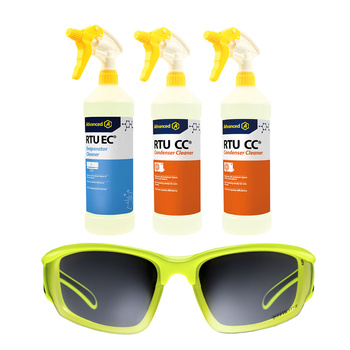 Zestaw 3 x  RTU + Okulary ochronne Unilite gratis!