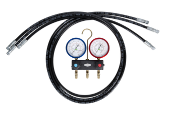 Zestaw manometrów glicerynowych REFCO M2-3-DELUXE-DS-R744-TC CO2