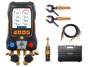 Testo 558s Smart Vacuum  Elektroniczna oprawa zaworowa + przewody