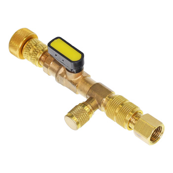 Przyrząd do wymiany  wentyli pod ciśnieniem 