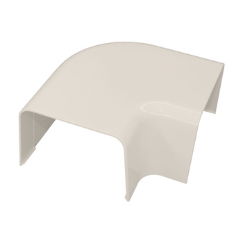 Maskownica (kolanko płaskie) do korytka kanału 0607CP TYP 06 60 mm-Ecru