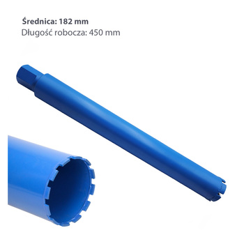  Wiertło koronowe Premium Midan FI 182mm