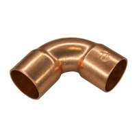 Łuk miedziany dwukielichowy  7/8"  90°