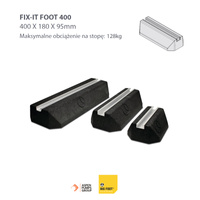 Wspornik klimatyzatora agregatu gumowy BIG FOOT Fix-it 400 mm ( zestaw )