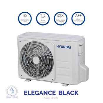 Klimatyzator Hyundai ® ELEGANCE BLACK HRP-M12EBO - 3,6 kW