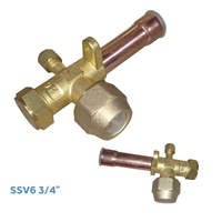 Zawór serwisowy odcinający do klimatyzacji SSV6 3/4 ''